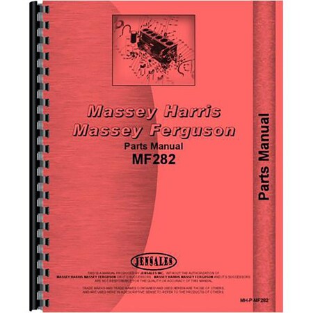 Fits Massey Ferguson 282 Tractor Parts Manual